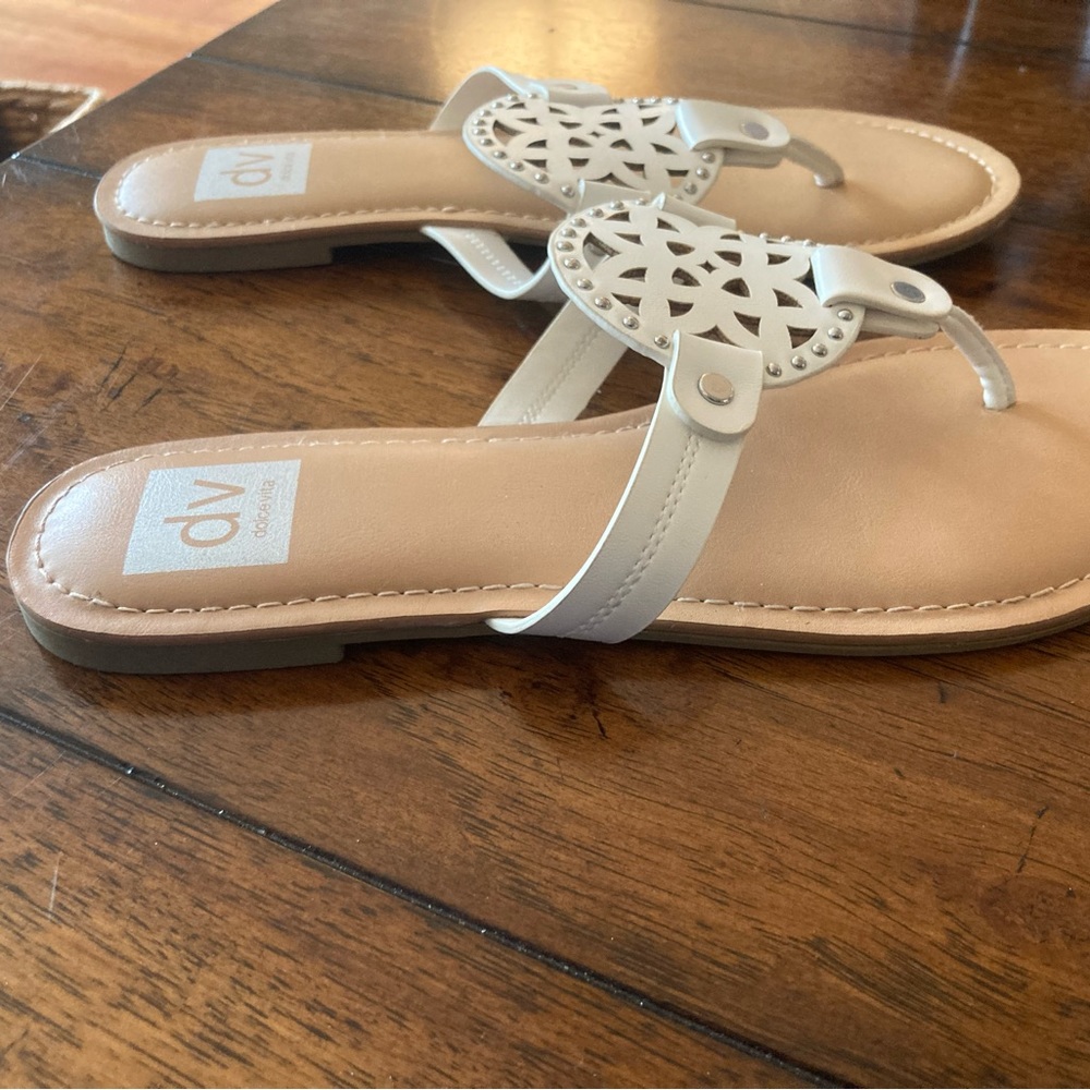 Dolce vita white sandals